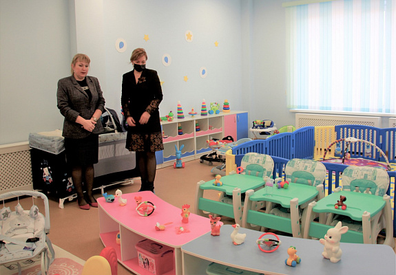 Лариса Тутова посетила новый детский сад № 55 «Золотой ключик» в Пролетарском районе Ростова-на-Дону